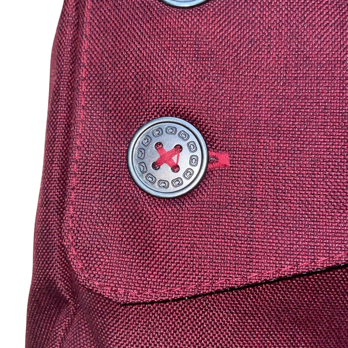Ogio Women’s Burgundy Modern Button Accent Multiple Compartments Crossbody Bag