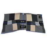 Coldwater Creek Colorblock Open Front Poncho Wrap