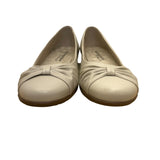 Walking Cradles Women’s Bone Leather Comfortable Slip-On Flats Shoes Size 10N