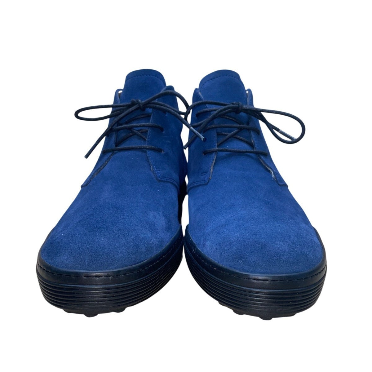 Tod’s Men’s Blue Suede Polacchinni Ankle Chukka Boots Size 7
