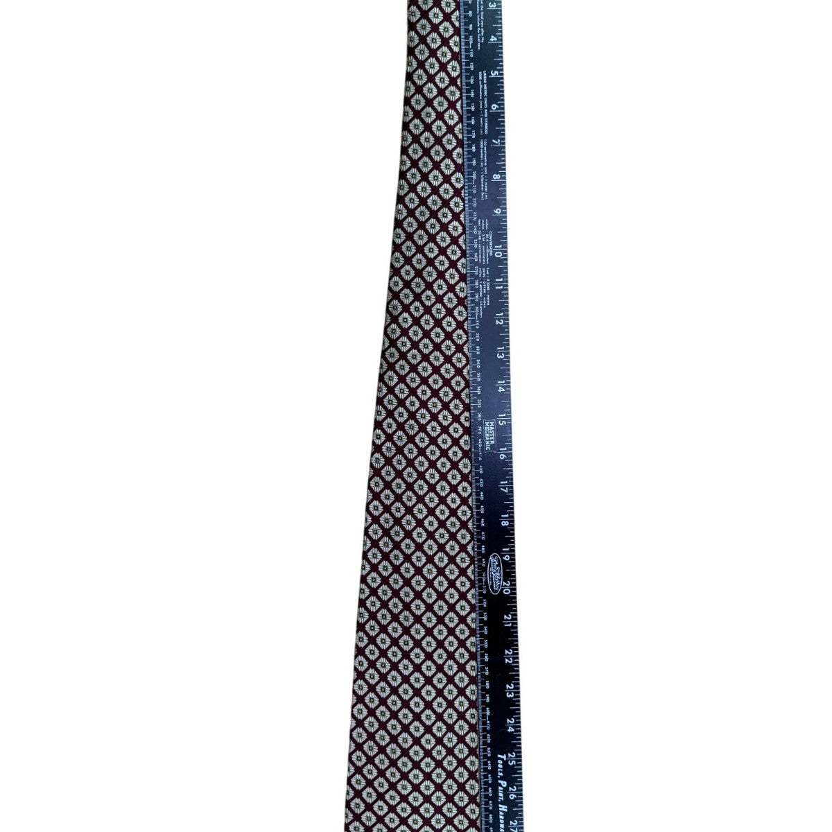 Robert Talbott Mens Burgundy Silk Patterned Tie By Nordstrom Hand Sewn