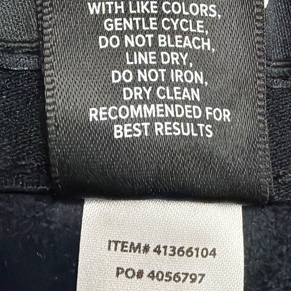 Torrid Womens Black Faux Leather High-Rise Pintuck Bootcut Pants Size 18 Regular