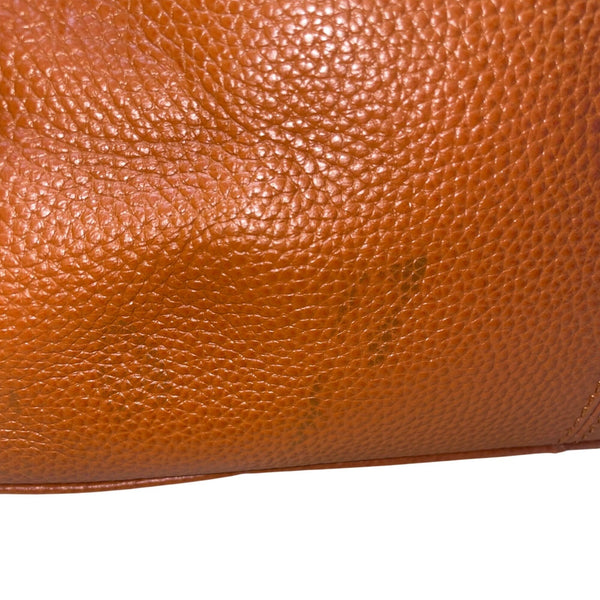 Kattee Women’s Brown Leather Structured Design Dual Handle Satchel Bag
