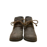 Sperry Women’s Brown Leather Lace-Up Wedge Heel  Casual Ankle Boots Size 7.5M