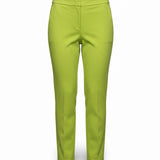Rachel Zoe Women’s Bright Green Nylon Blend Straight-Leg Pants Size 10