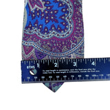 Saks Fifth Avenue Mens Multicolor Silk Paisley Pattern Neck Tie