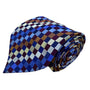 Jos A Bank Mens Multicolor 100% Silk Hand Sewn Checkerboard Pattern Necktie OS
