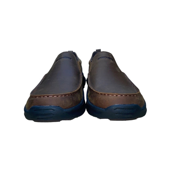 Skechers Men’s Dark Brown Air-Cooled Memory Foam Relaxed Fit Seveno Loafers Sz10
