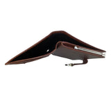 SB Women’s Brown Embossed Leather Gold-Tone Snap Closure Foldable Wallet