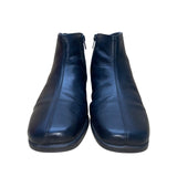 Aerosoles Women’s Black Leather Double Trouble 2 Ankle Boots  Size 9M