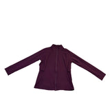 Fabletics Womens Purple Performance Zip Front Mock Neck Athletic Jacket Size S