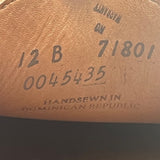Allen Edmonds Men’s Brown & Black Leather Boulder Moc Toe Loafers Size 12B
