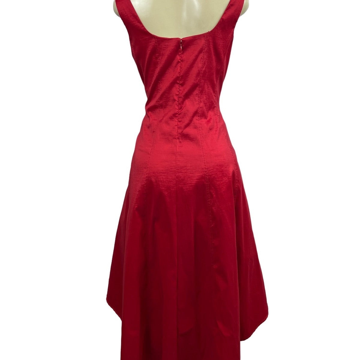 Nicole Hiller New York Women's Red High-low D Snack Dress Sz 10 (EU 44) - NWT