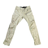 G-Star Raw Mens Khaki Tapered Cargo Pants With Multi-Pocket Design Size 34X36