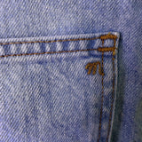 Madewell Womens Blue Denim High-Rise Button-Fly Shorts Size 27