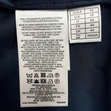 Brooks Brothers Womens Navy Satin Button-Up Collared Blouse Size 12 - New