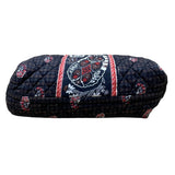 Vera Bradley Women’s Brown Quilted Paisley Fabric Carry-On Travel Duffel Bag