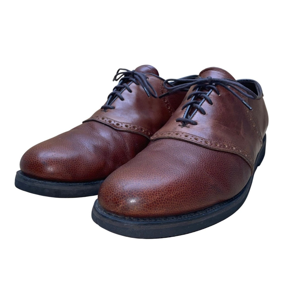 Dexter Men’s Brown Leather Lace-Up Brogue Oxford Dress Shoes Size 12 M