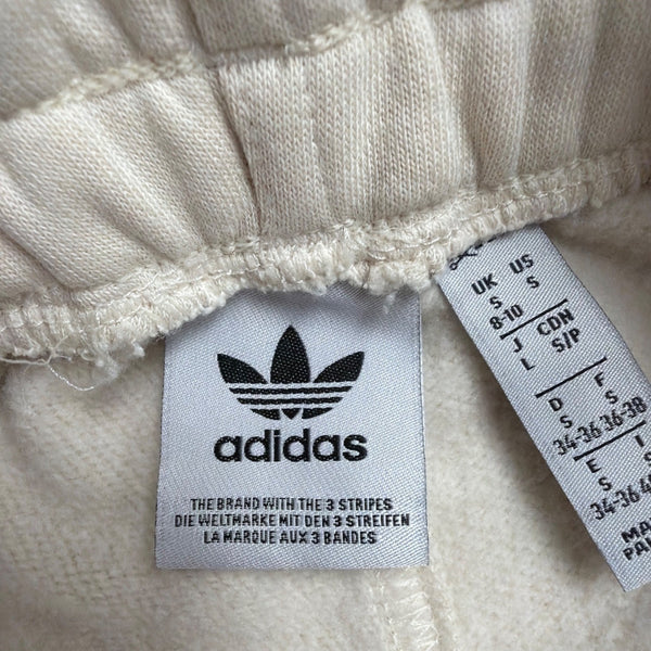 Adidas Womens Beige Joggers Elastic Waistband Activewear Size S