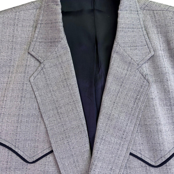 Circle S Mens Gray Wool Blend Western Suit Jacket & Pants Midweight Size 50R
