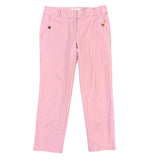 Loft Womens Pink Cotton Blend Riviera Pants Slim Fit Size 2