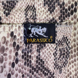 Parasuco Jeans Extreme Fit Snakeskin Print Flared Pants Beige & Black Size 28