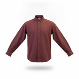 L.L. Bean Mens Red Cotton Long Sleeve Button Down Shirt Sz XL Regular