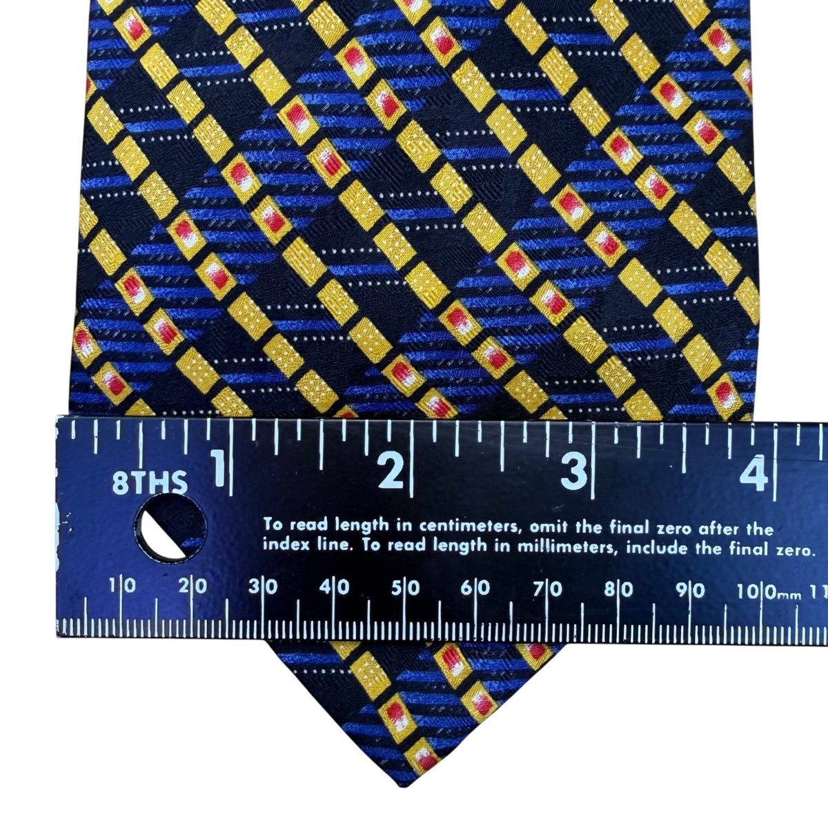 Bettini Mens Multicolor Silk Tie Patterned Made In Italy