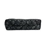 Patrizia Luca Women's Black Geo Tile & Chain Strap Shoulder Crossbody Bag Sz S