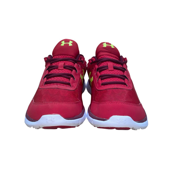 Under Armour Men’s Red Mesh Micro G Velocity RN Running Shoes Size 10