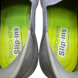 Skechers Men’s Gray Air-Cooled Memory Foam Slip-Ins Walk Sneakers Size 12