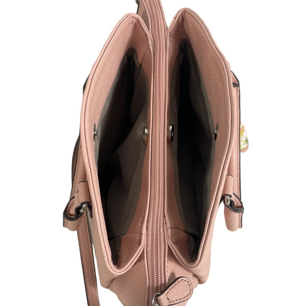 Anne Klein Women Pink Adjustable Shoulder Strap Bag Sz M