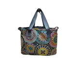 Vera Bradley Multicolor Sunny Medallion Pattern Open Top Handles Tote Bag