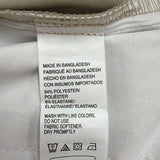 Izod Mens Beige Stretch Golf Pants With Flat Front & Belt Loops Size 32 L32