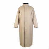 London Fog Women Beige Trench Coat With Button Embellishment Size 10 Petite