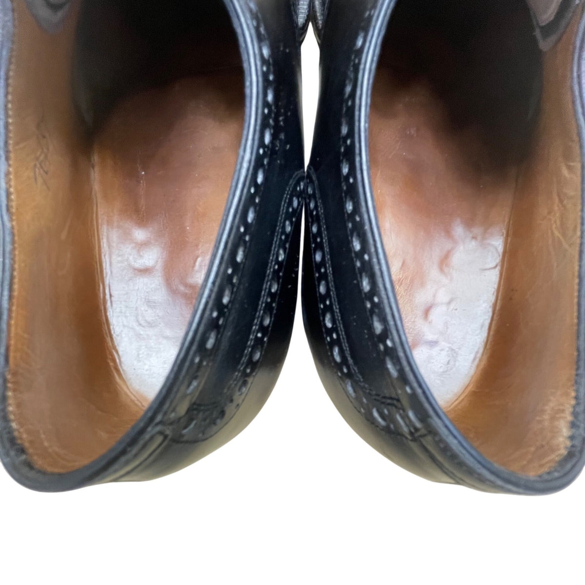 Oliver Moore Men’s Black Leather Wingtip Oxford Dress Shoes Size 9