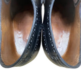 Oliver Moore Men’s Black Leather Wingtip Oxford Dress Shoes Size 9