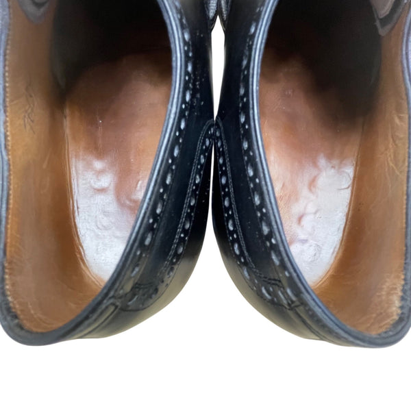 Oliver Moore Men’s Black Leather Wingtip Oxford Dress Shoes Size 9