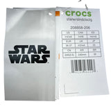 Crocs x Star Wars Brown Chewbacca Jibbitz Fuzzy Lined Clogs Size W6/M4 - New