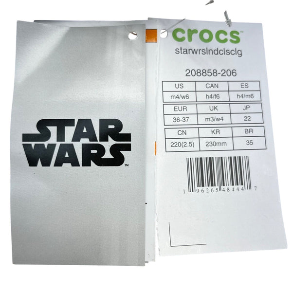 Crocs x Star Wars Brown Chewbacca Jibbitz Fuzzy Lined Clogs Size W6/M4 - New