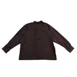 Eddie Bauer Mens Dark Brown Cotton Long Sleeve Button-Up Shirt Casual Sz XXL