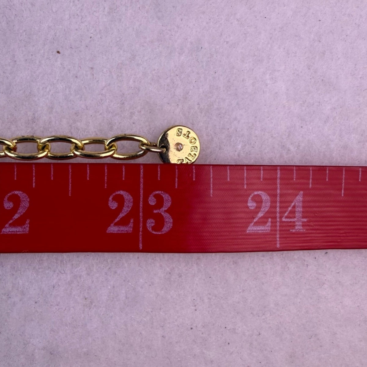Talbots Womens Gold Tone Enamel Collar Necklace With Square Links