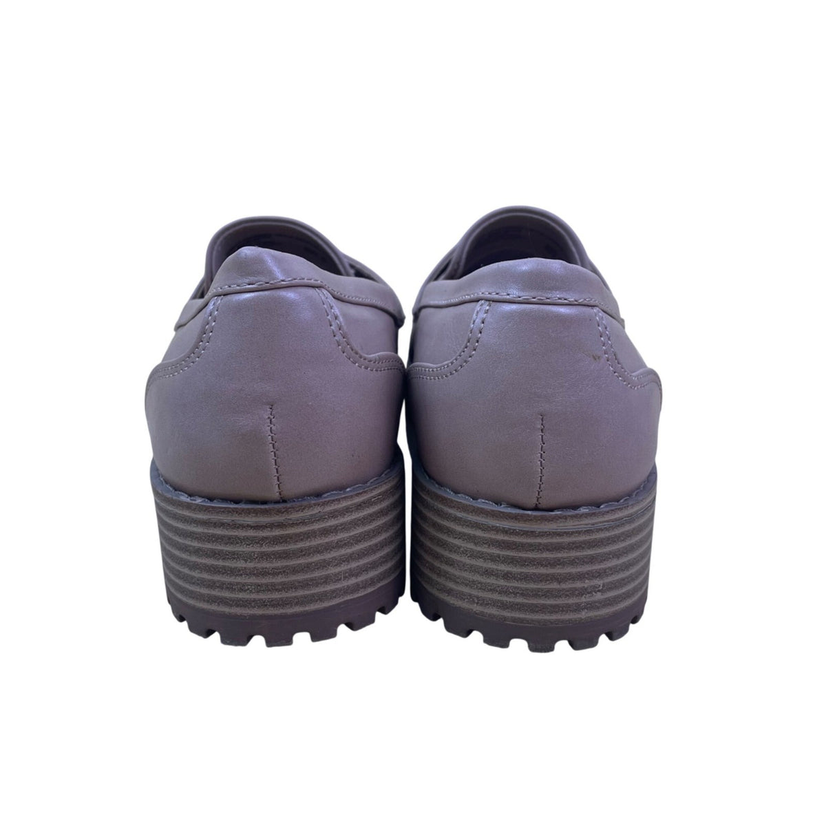 Time And Tru Women’s Mauve Pink Lug Sole Casual Slip-On Penny Loafers Size 10
