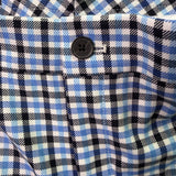 Banana Republic Women’s Blue & Black Plaid Wide-Leg Crop Pants Size 6 - New