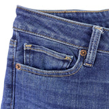 Lucky Brand Womens Blue Cotton Blend Lolita Skinny Frayed Hem Jeans Size 4/27