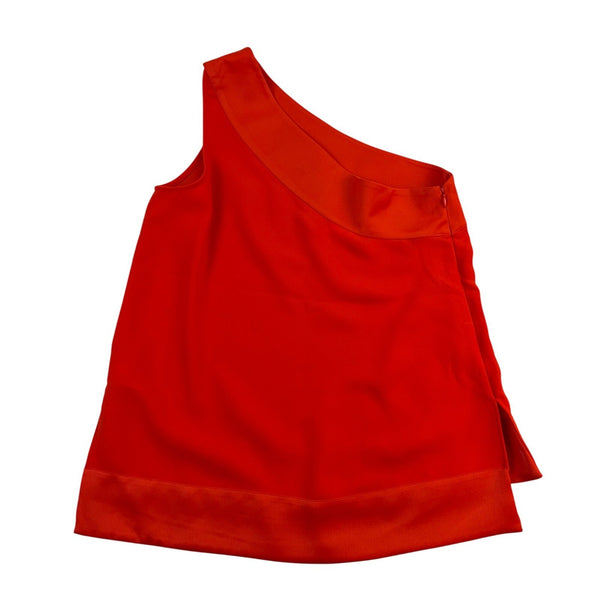 Banana Republic Womens Red One-Shoulder Tank Top Lightweight Elegant Size S