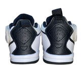 Air Jordan Kids White & Black Adhesive Strap Closure Athletic Sneakers Size 7C