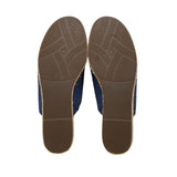 Array Women’s Blue Perforated Espadrille Wedge Sandals Size 10N