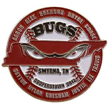 Bugs Smyrna TN Cooperstown 2012 Baseball Trading Pin Red & White Enamel 1.5