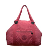 Kipling Women’s Coral Red Nylon  Expandable Zipper Closure Shoulder Bag